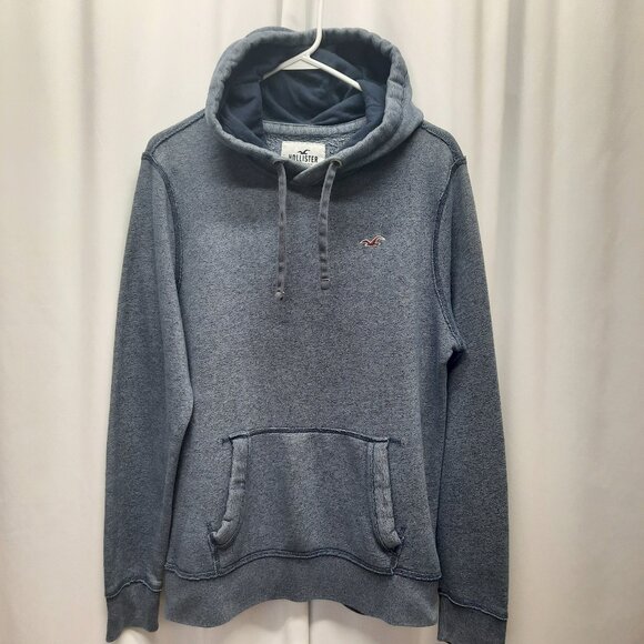 Hollister Other - Hollister California Men’s Hoodie Blue Acid Wash Pullover Sweatshirt Medium M
